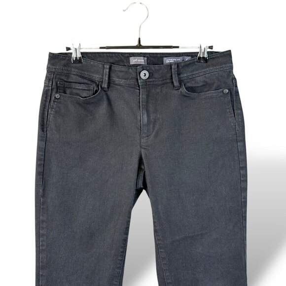 J.Jill Denim Jeans Womens Sz 6 Black Authentic Fit Slim Leg Ankle Stretch - Picture 10 of 13